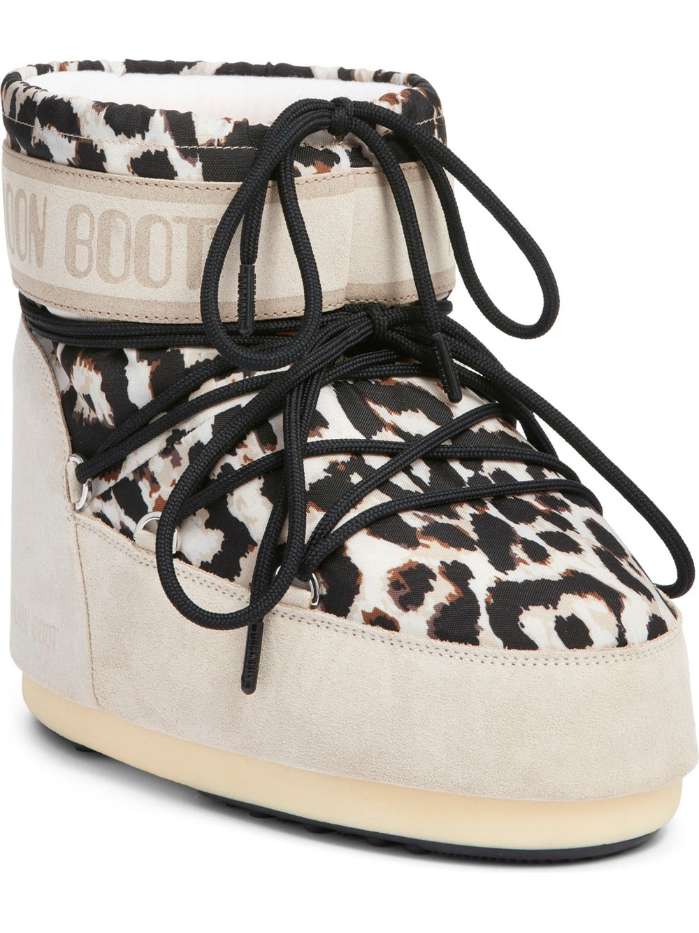 Moon Boot Icon Low Water Repellent Leopard Print Boot (Nordstrom Exclusive)